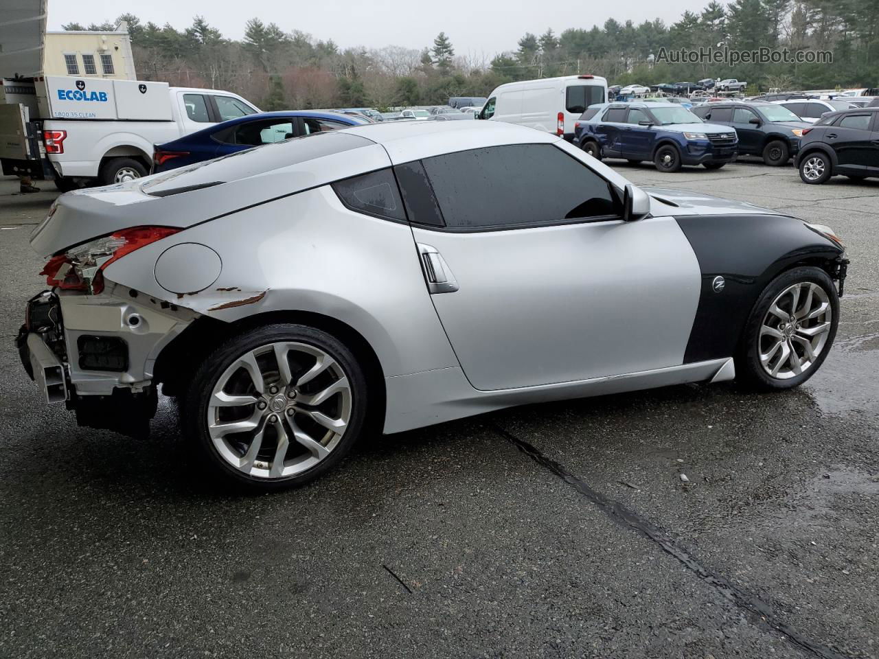 2014 Nissan 370z Base Silver vin: JN1AZ4EHXEM635892