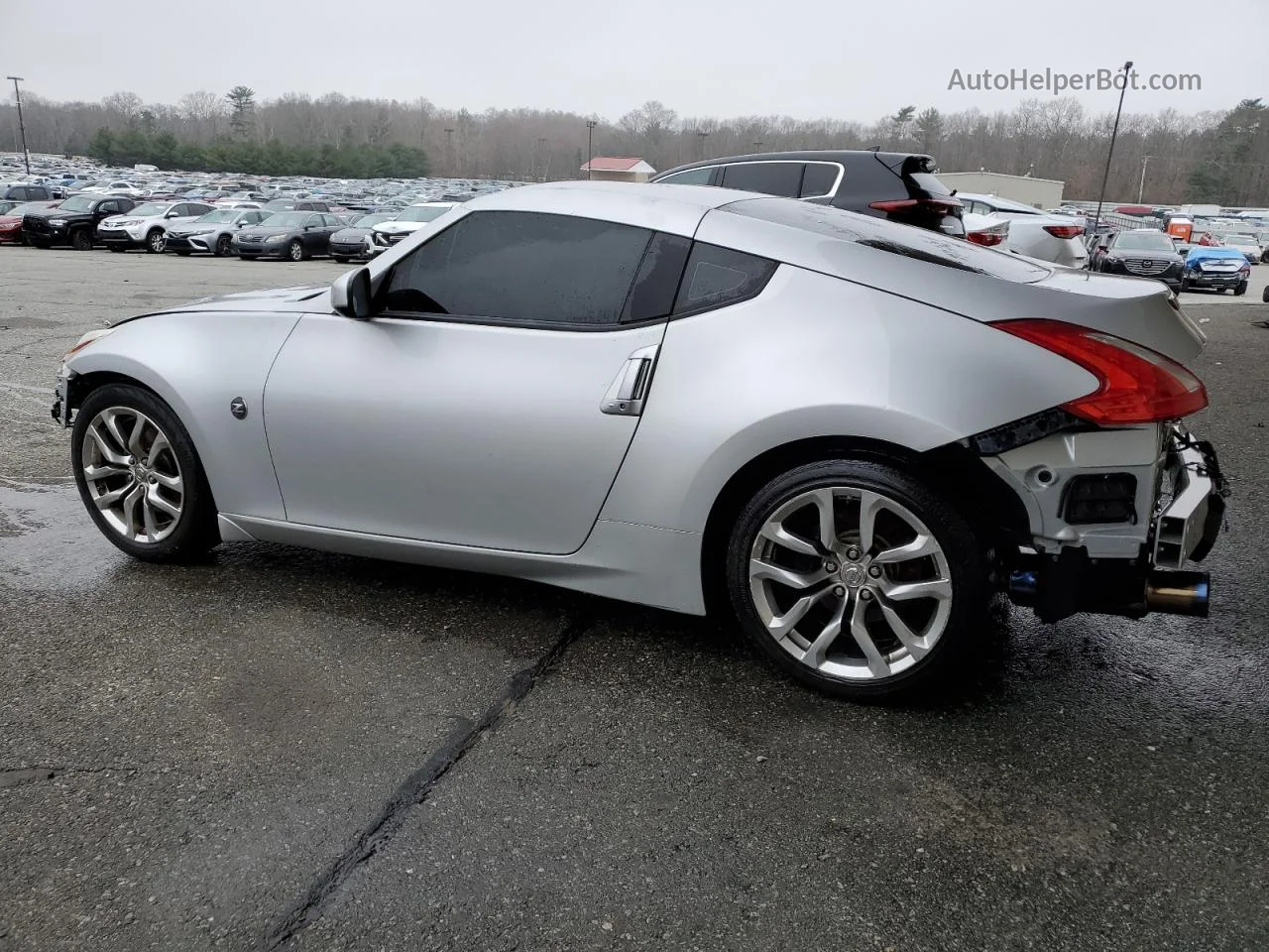 2014 Nissan 370z Base Серебряный vin: JN1AZ4EHXEM635892