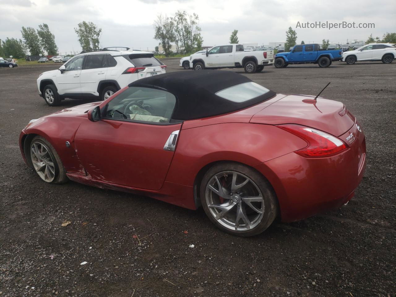 2014 Nissan 370z Base Orange vin: JN1AZ4FH0EM621191