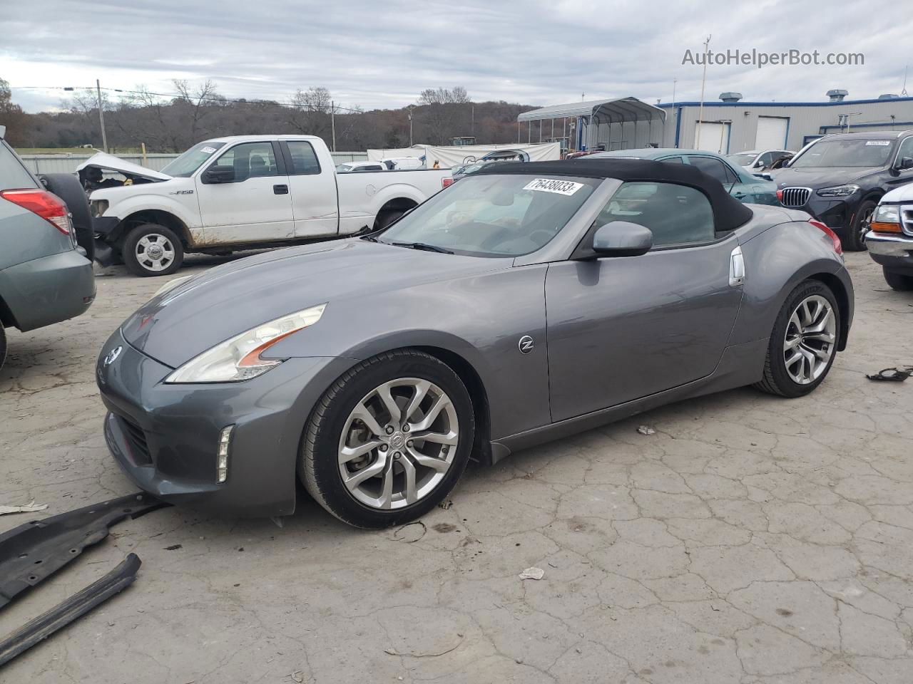 2014 Nissan 370z Base Charcoal vin: JN1AZ4FH5EM620845