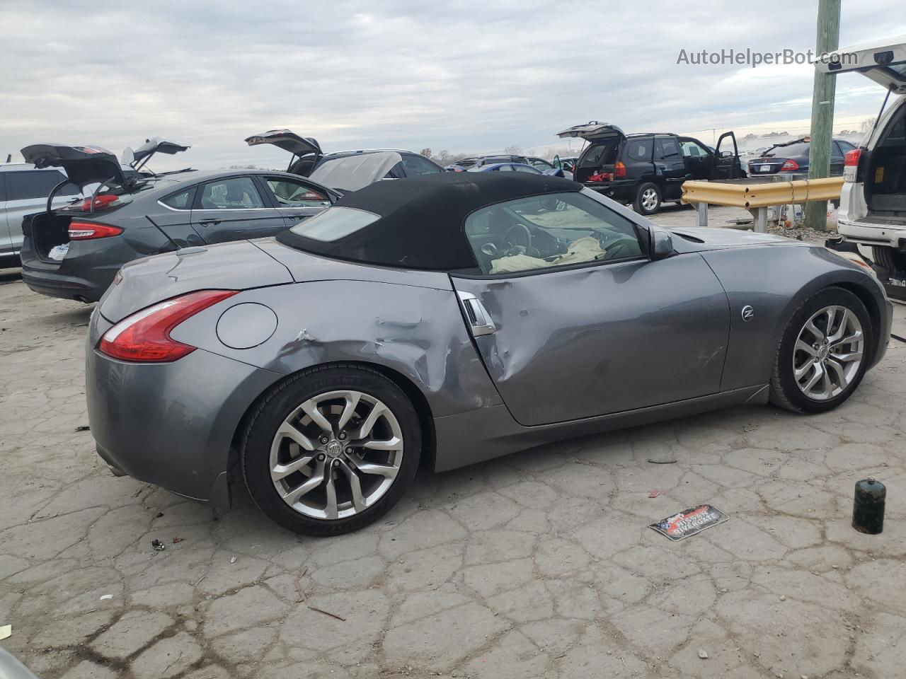 2014 Nissan 370z Base Угольный vin: JN1AZ4FH5EM620845