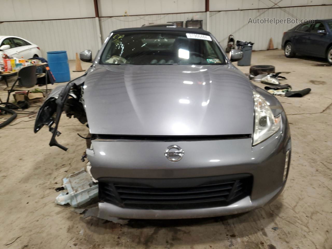 2014 Nissan 370z Base Gray vin: JN1AZ4FH6EM620871