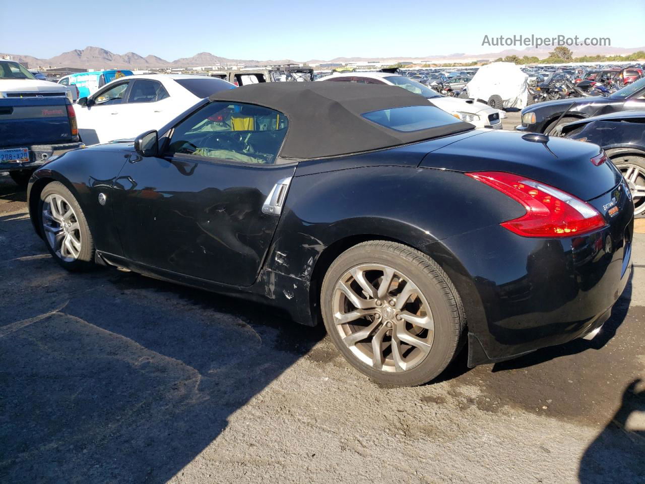 2014 Nissan 370z Base Black vin: JN1AZ4FH8EM620953