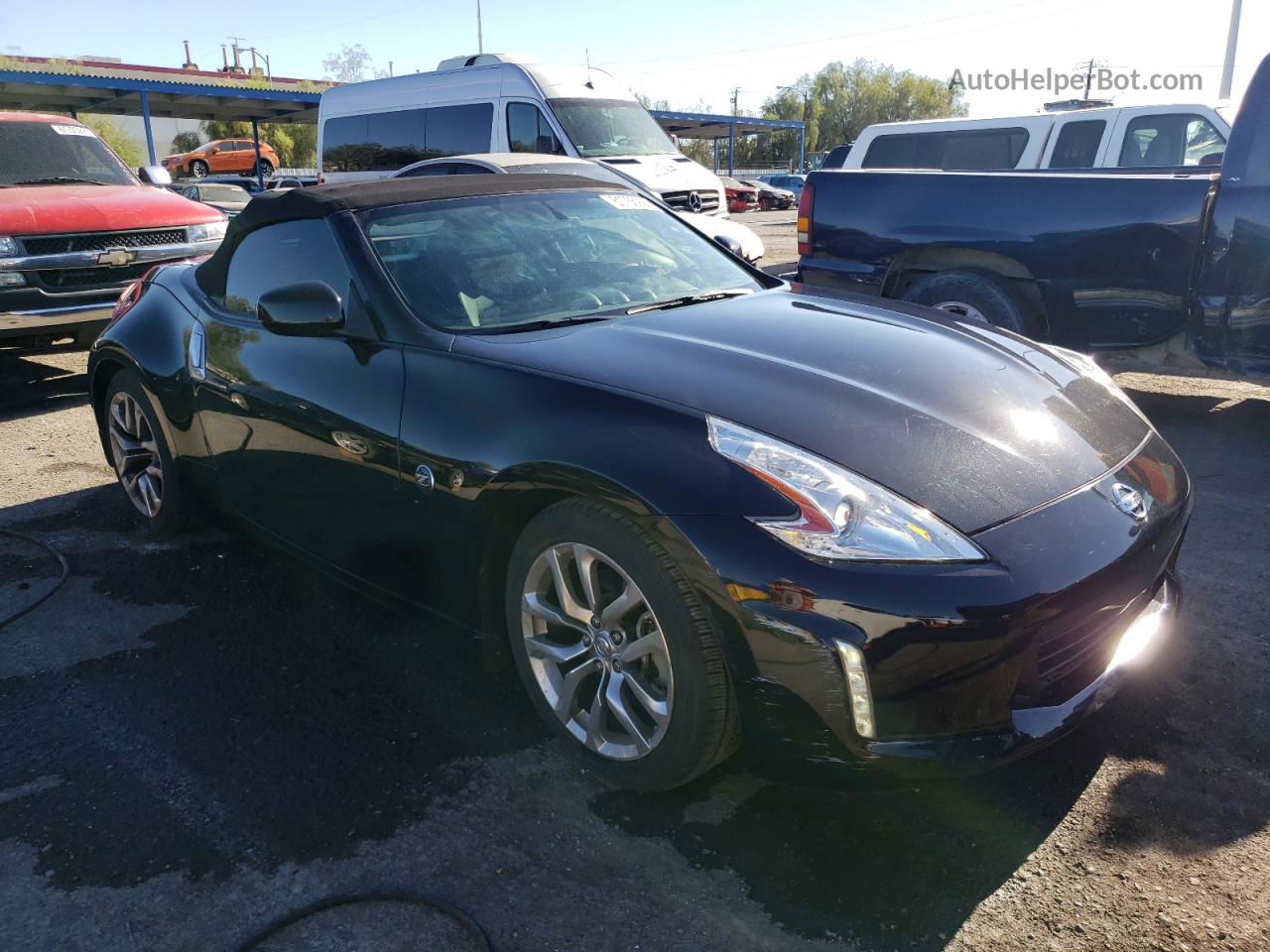 2014 Nissan 370z Base Black vin: JN1AZ4FH8EM620953