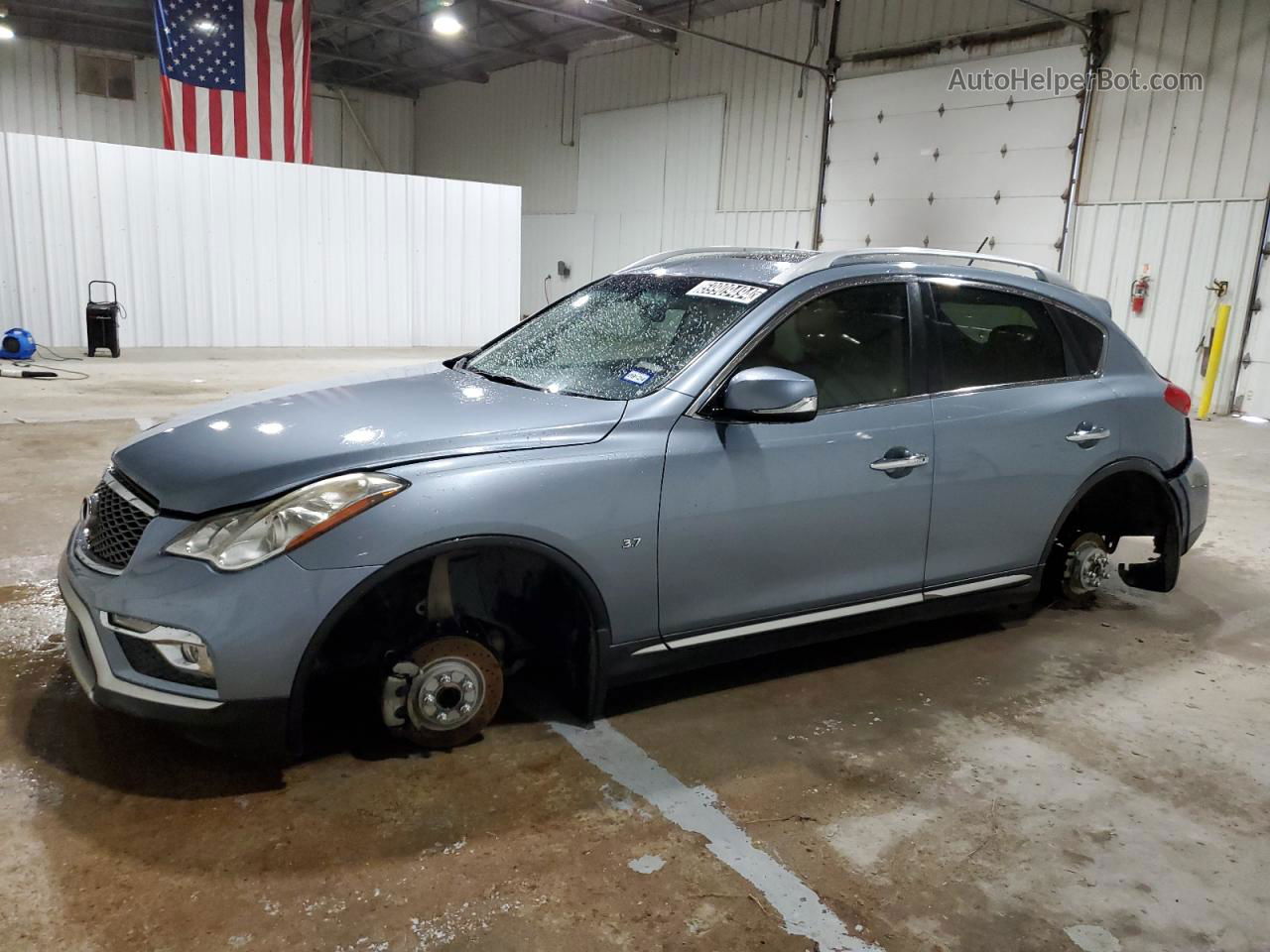 2017 Infiniti Qx50  Blue vin: JN1BJ0RP0HM380843