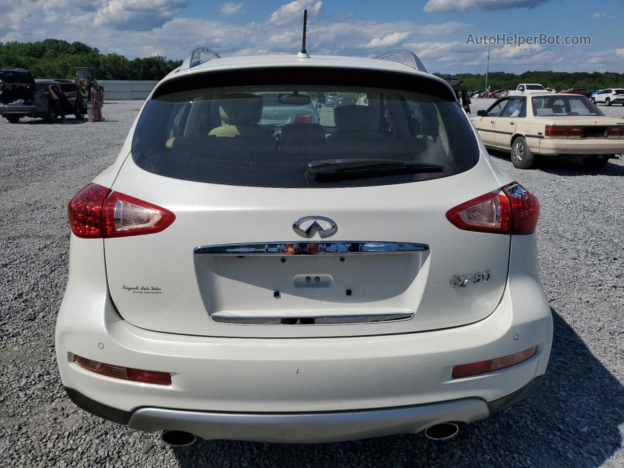 2017 Infiniti Qx50  White vin: JN1BJ0RP0HM382818