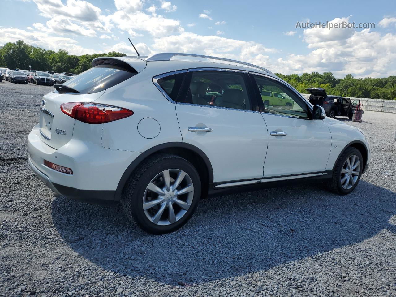 2017 Infiniti Qx50  White vin: JN1BJ0RP0HM382818