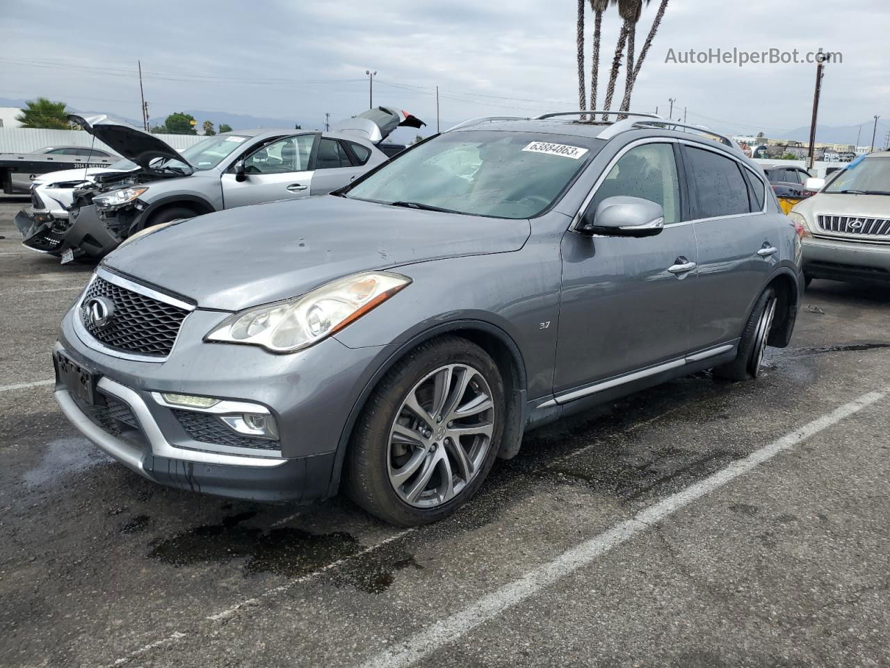 2017 Infiniti Qx50  Gray vin: JN1BJ0RP0HM384813