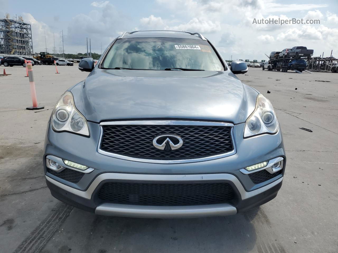 2017 Infiniti Qx50  Silver vin: JN1BJ0RP0HM386707