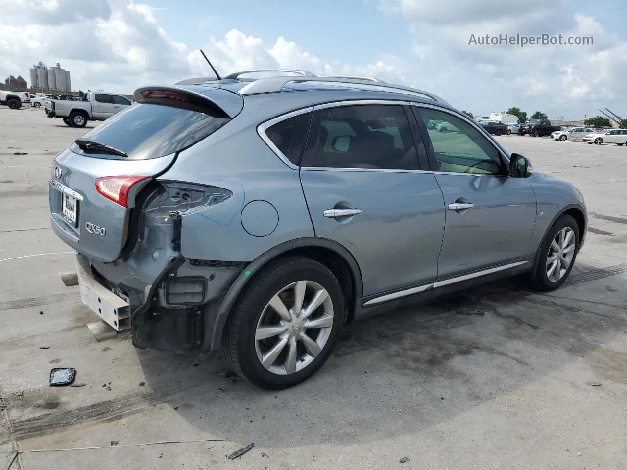 2017 Infiniti Qx50  Silver vin: JN1BJ0RP0HM386707