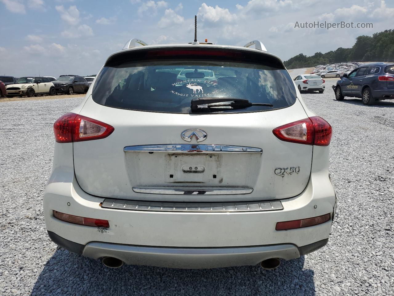 2017 Infiniti Qx50  White vin: JN1BJ0RP1HM384514