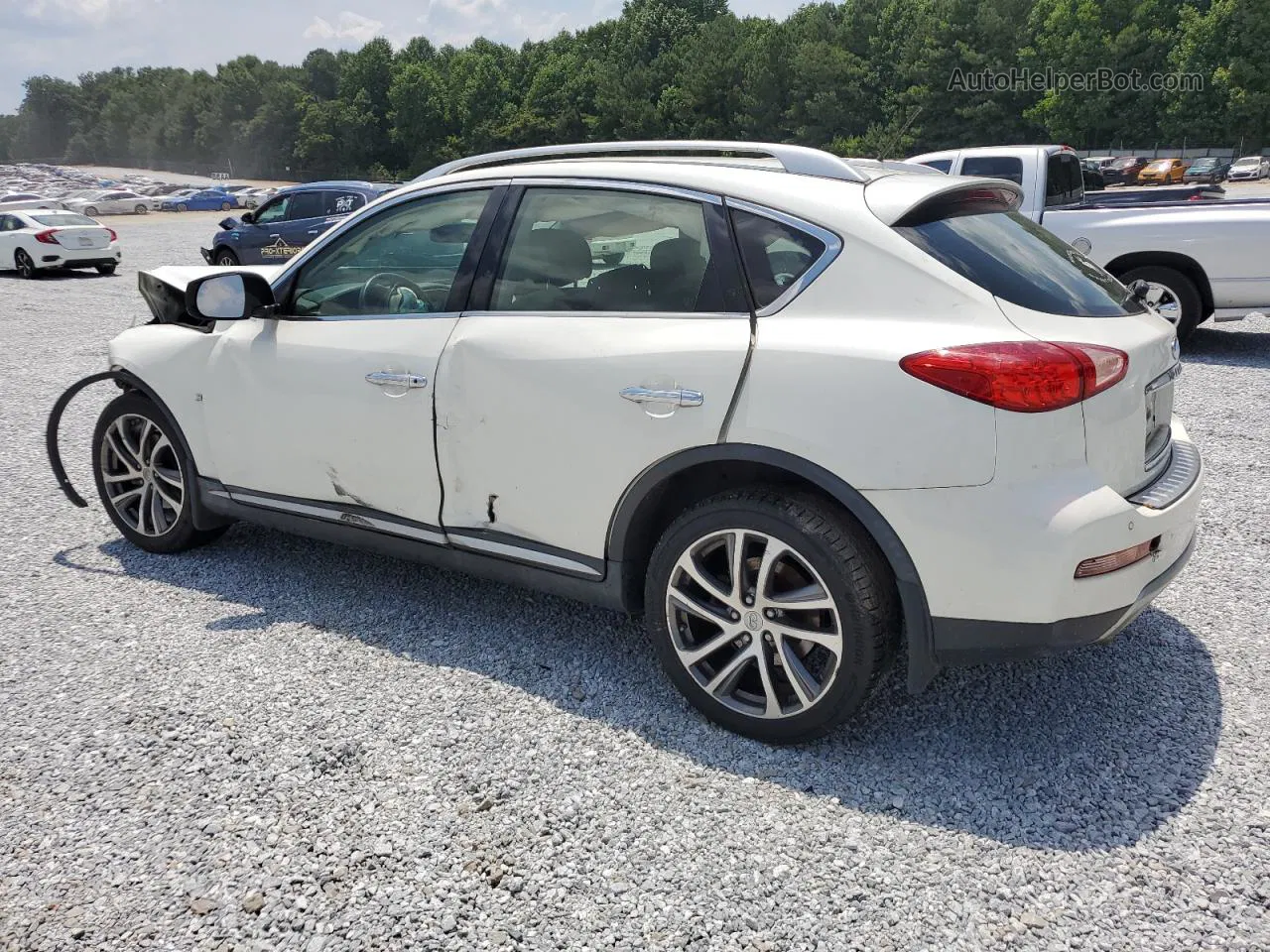 2017 Infiniti Qx50  White vin: JN1BJ0RP1HM384514