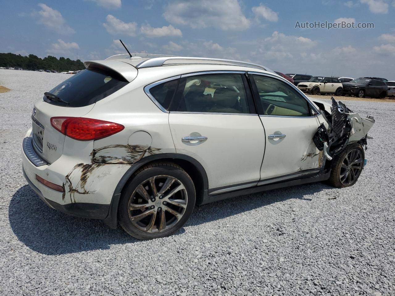 2017 Infiniti Qx50  White vin: JN1BJ0RP1HM384514