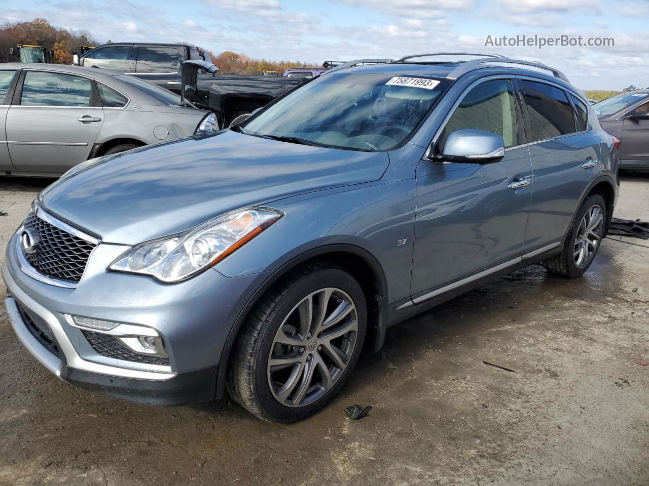 2017 Infiniti Qx50  Синий vin: JN1BJ0RP1HM384951