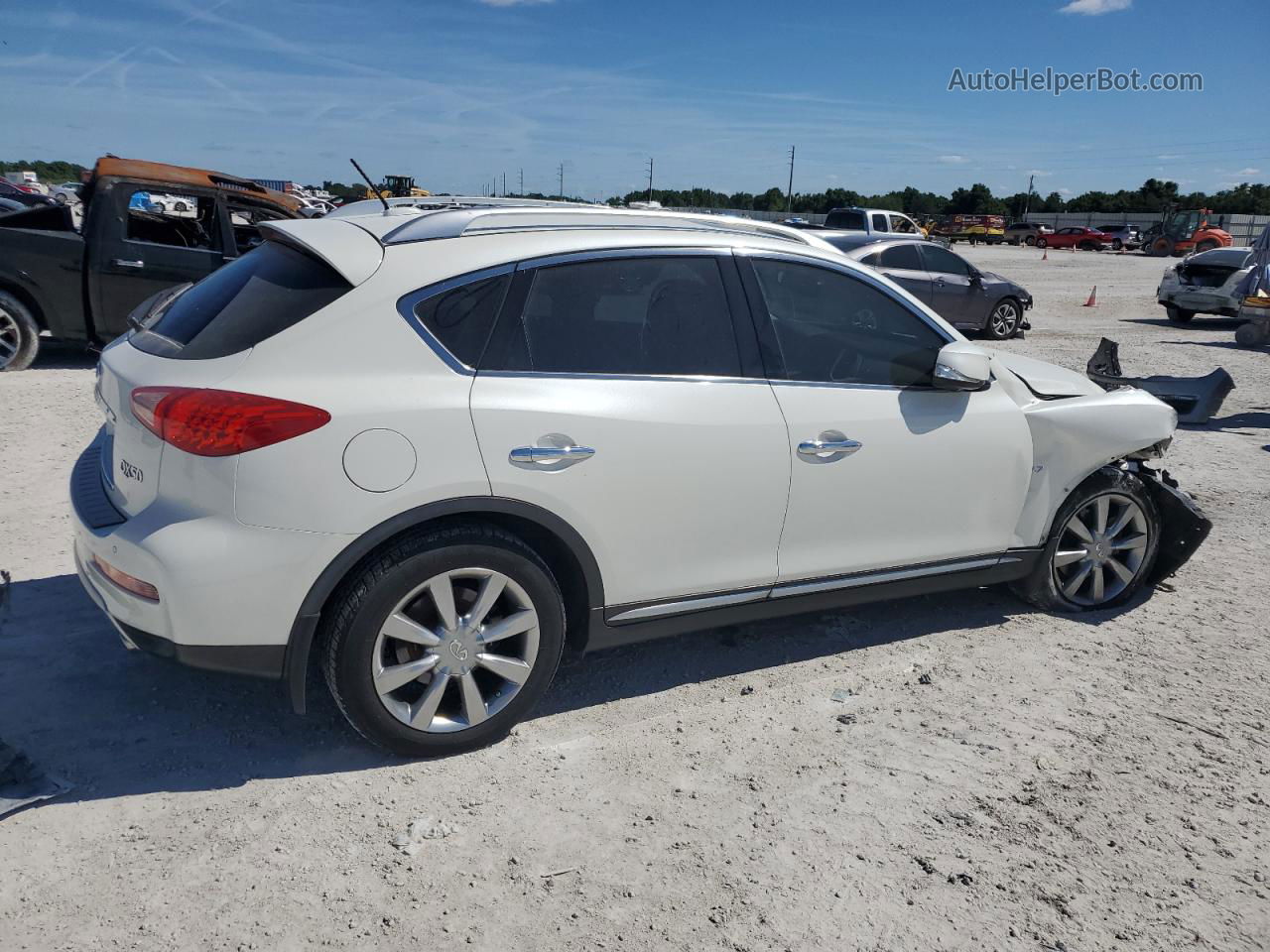 2017 Infiniti Qx50  White vin: JN1BJ0RP1HM388210