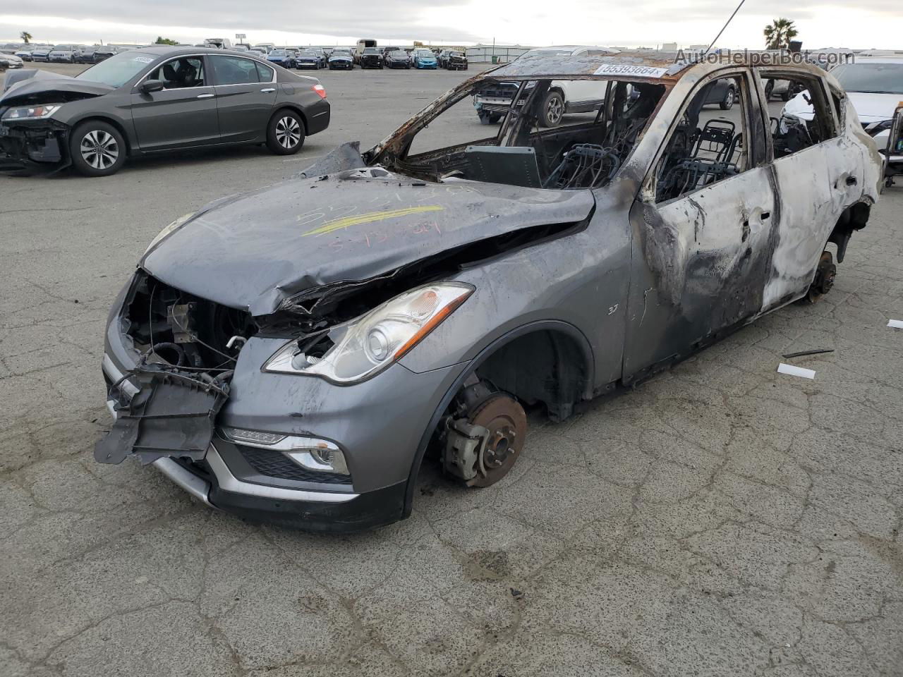 2017 Infiniti Qx50  Gray vin: JN1BJ0RP2HM384778