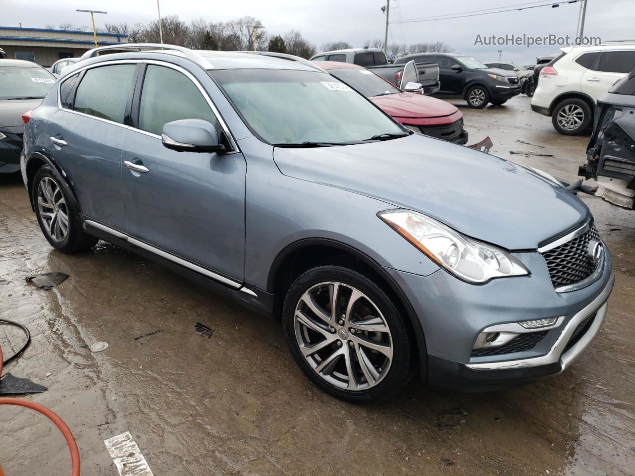 2017 Infiniti Qx50  Blue vin: JN1BJ0RP3HM388256