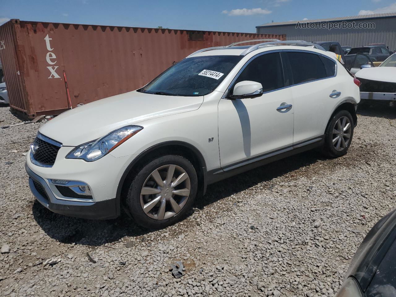 2017 Infiniti Qx50  White vin: JN1BJ0RP4HM386337