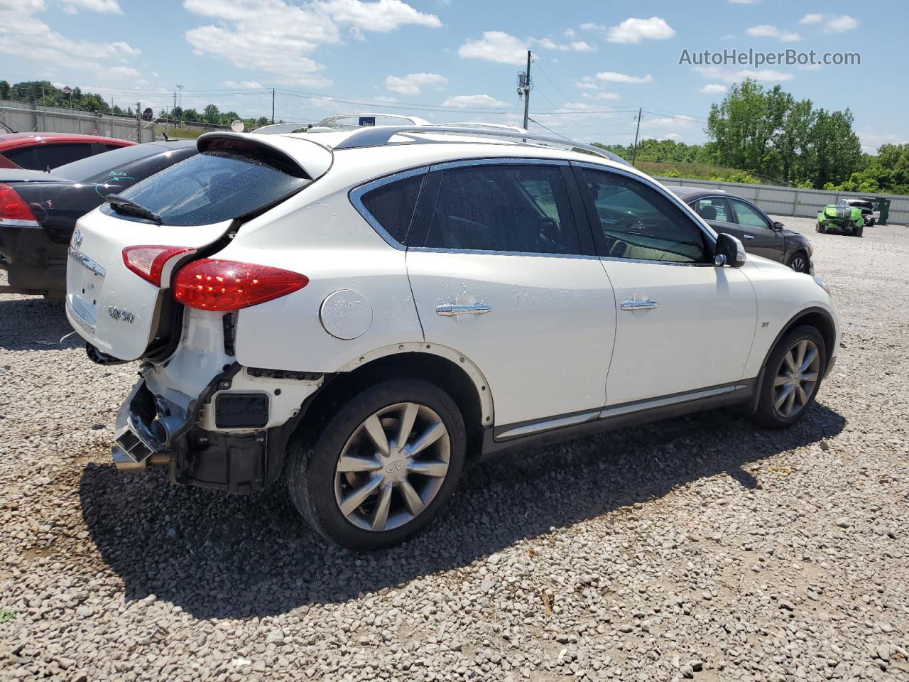 2017 Infiniti Qx50  White vin: JN1BJ0RP4HM386337