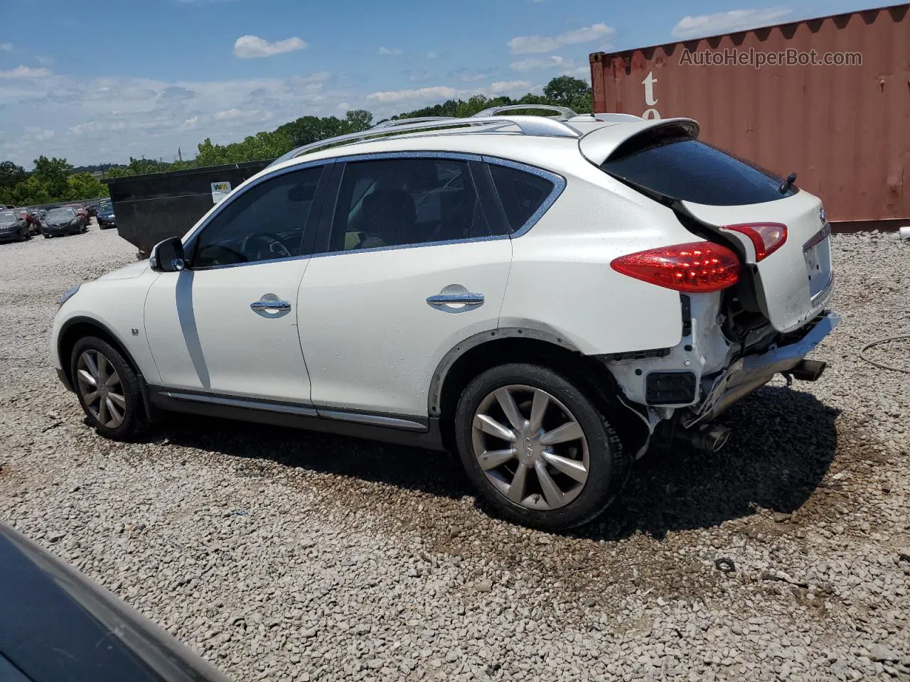 2017 Infiniti Qx50  White vin: JN1BJ0RP4HM386337