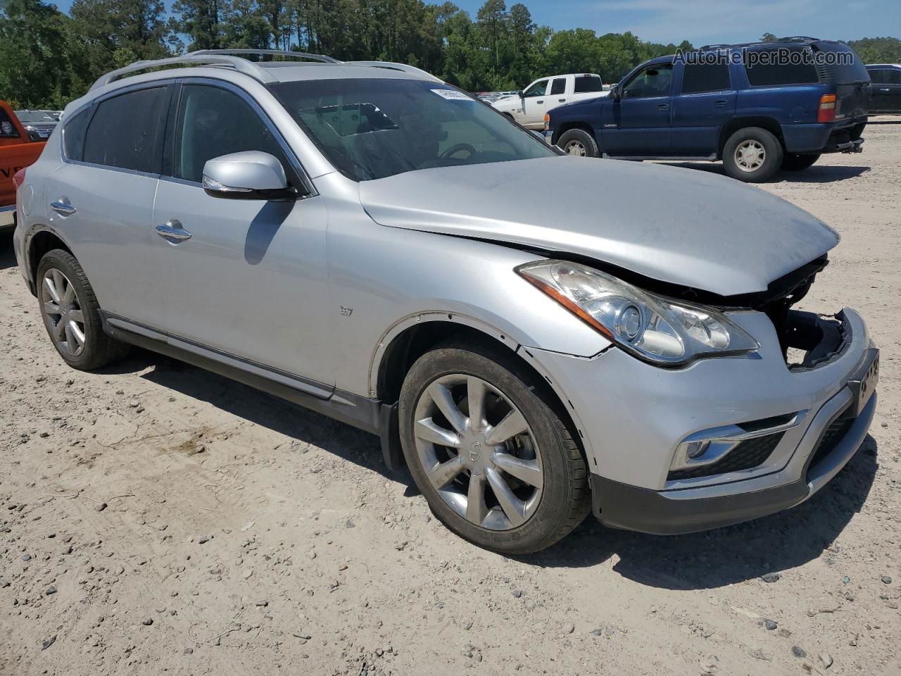 2017 Infiniti Qx50  Silver vin: JN1BJ0RP4HM388718