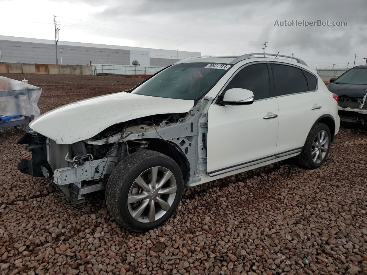 2017 Infiniti Qx50  White vin: JN1BJ0RP5HM383866