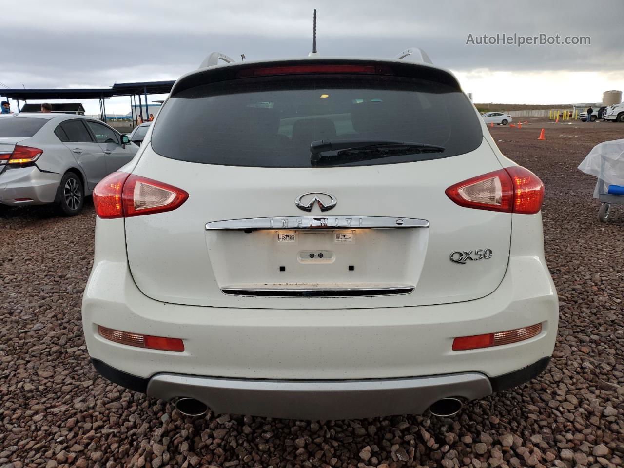 2017 Infiniti Qx50  White vin: JN1BJ0RP5HM383866