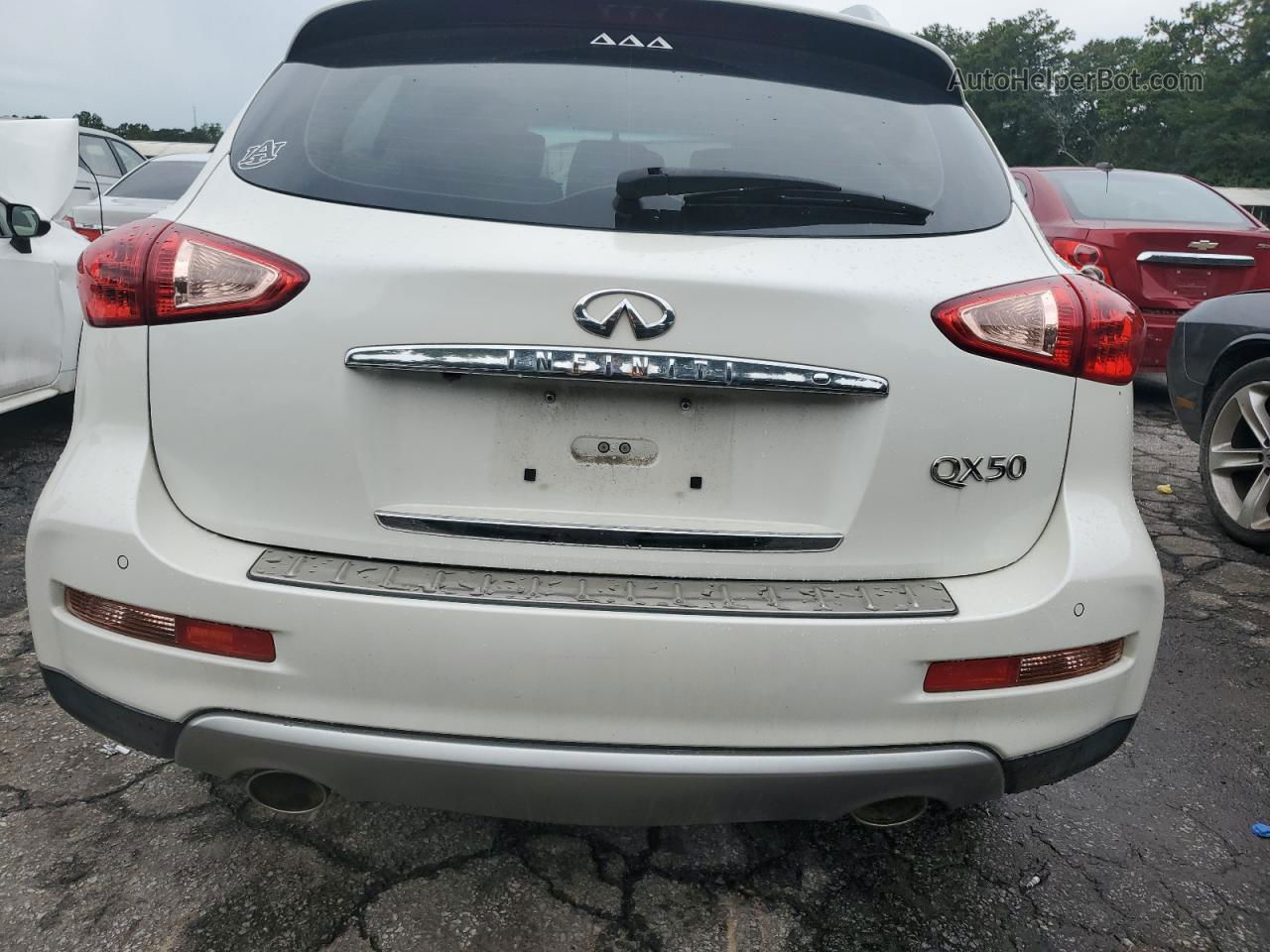 2017 Infiniti Qx50  White vin: JN1BJ0RP5HM386783