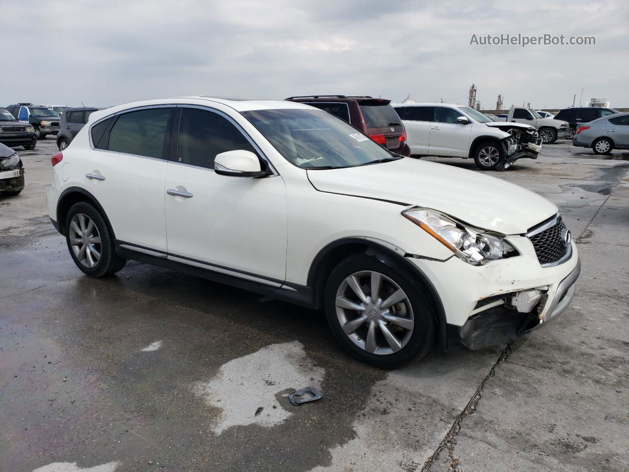 2017 Infiniti Qx50  White vin: JN1BJ0RP5HM388792