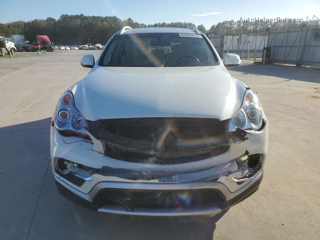 2017 Infiniti Qx50  Белый vin: JN1BJ0RP6HM384573