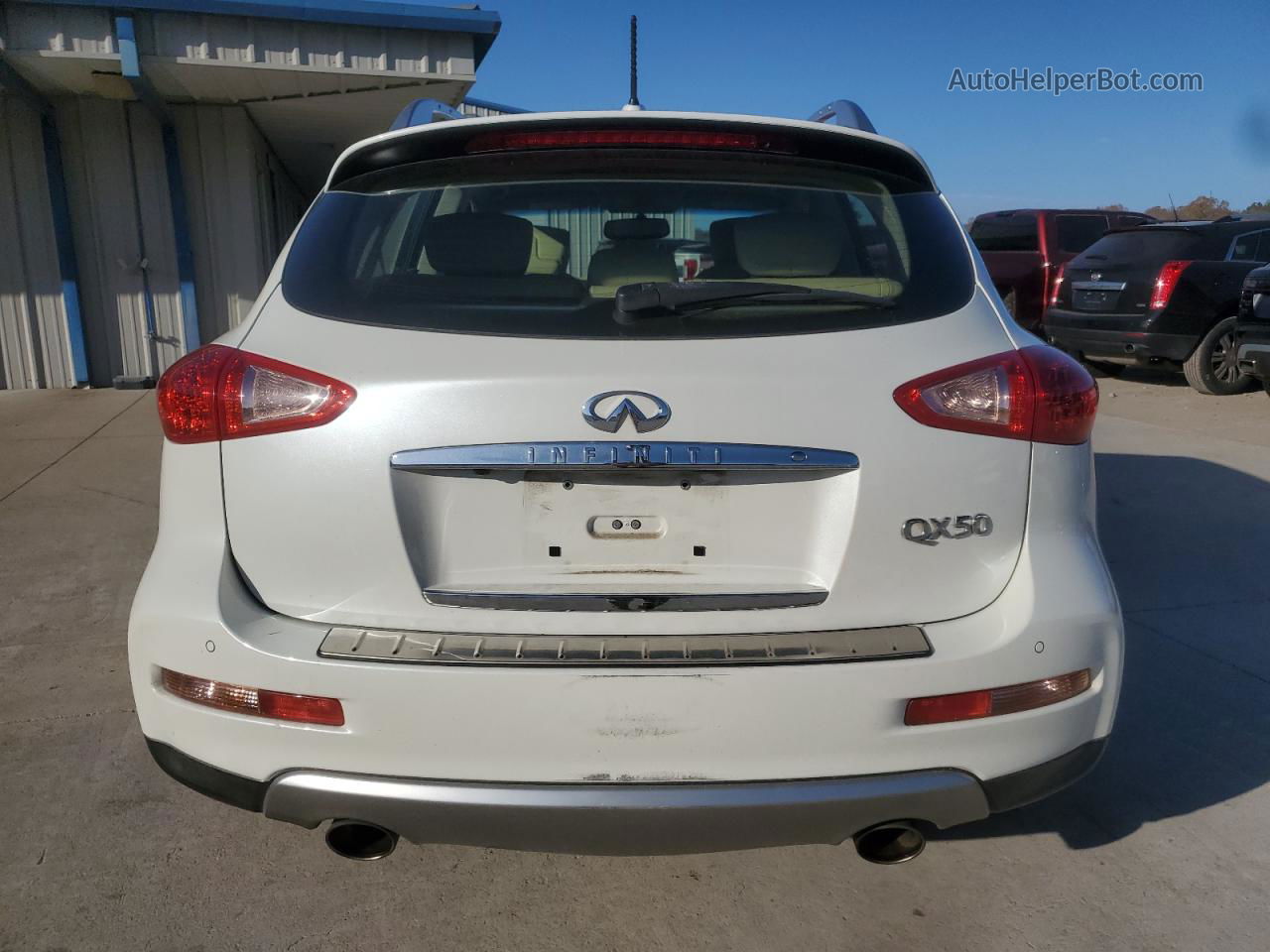 2017 Infiniti Qx50  Белый vin: JN1BJ0RP6HM384573