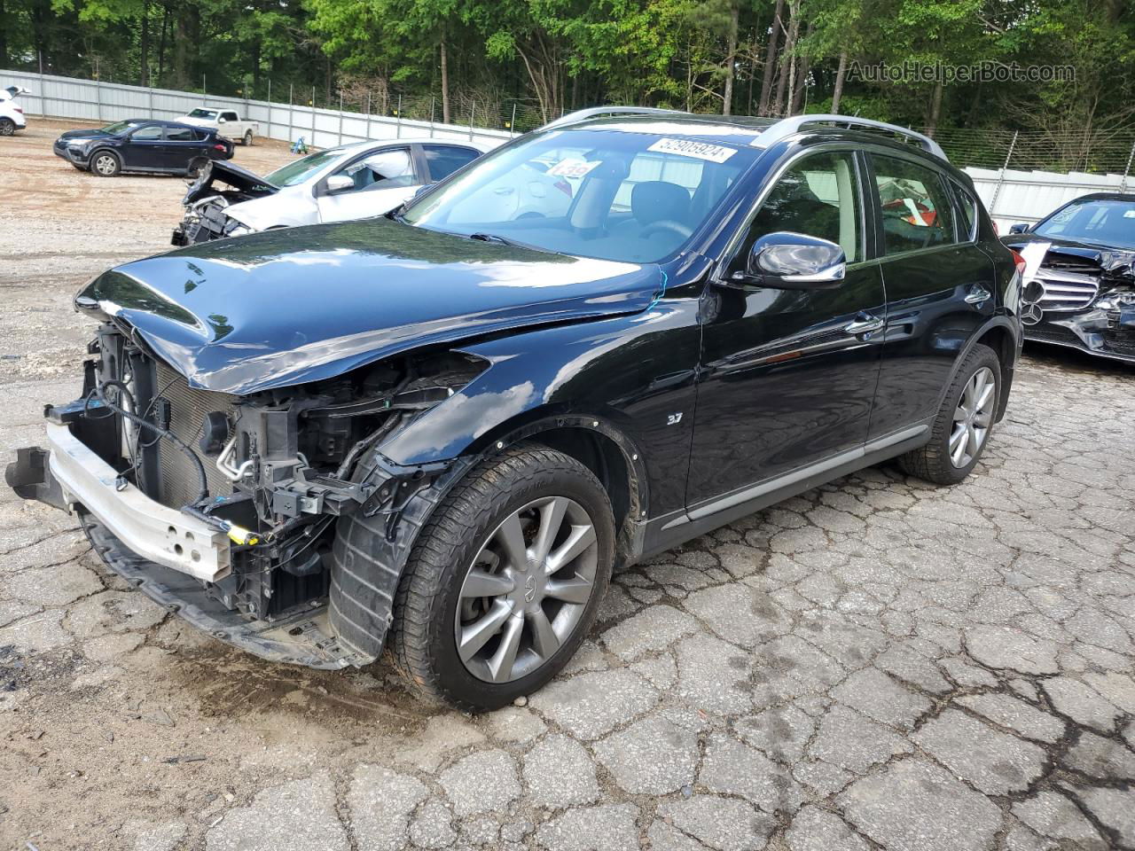 2017 Infiniti Qx50  Black vin: JN1BJ0RP6HM389157