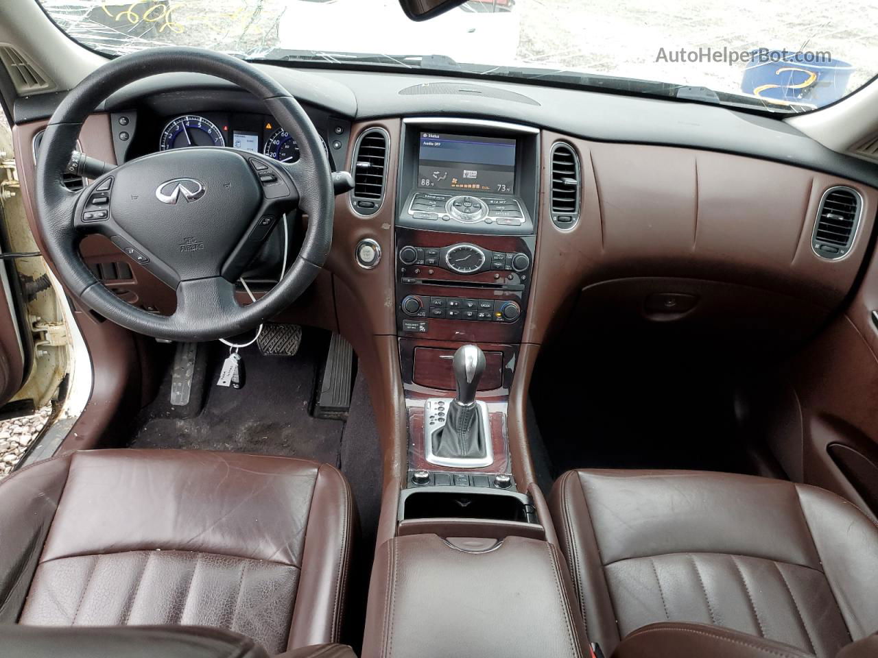 2017 Infiniti Qx50  Белый vin: JN1BJ0RP7HM390415