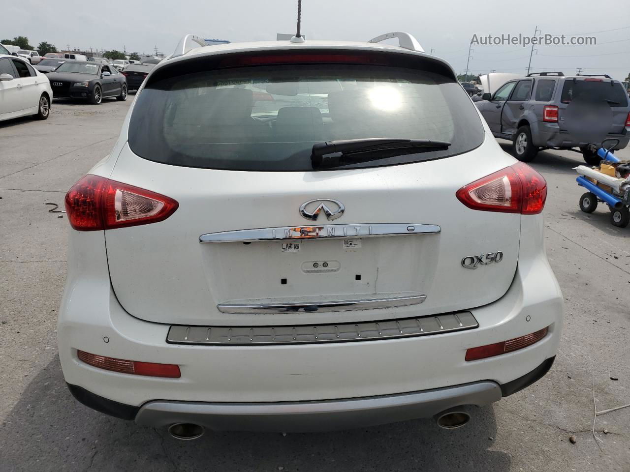 2017 Infiniti Qx50  White vin: JN1BJ0RP8HM380038