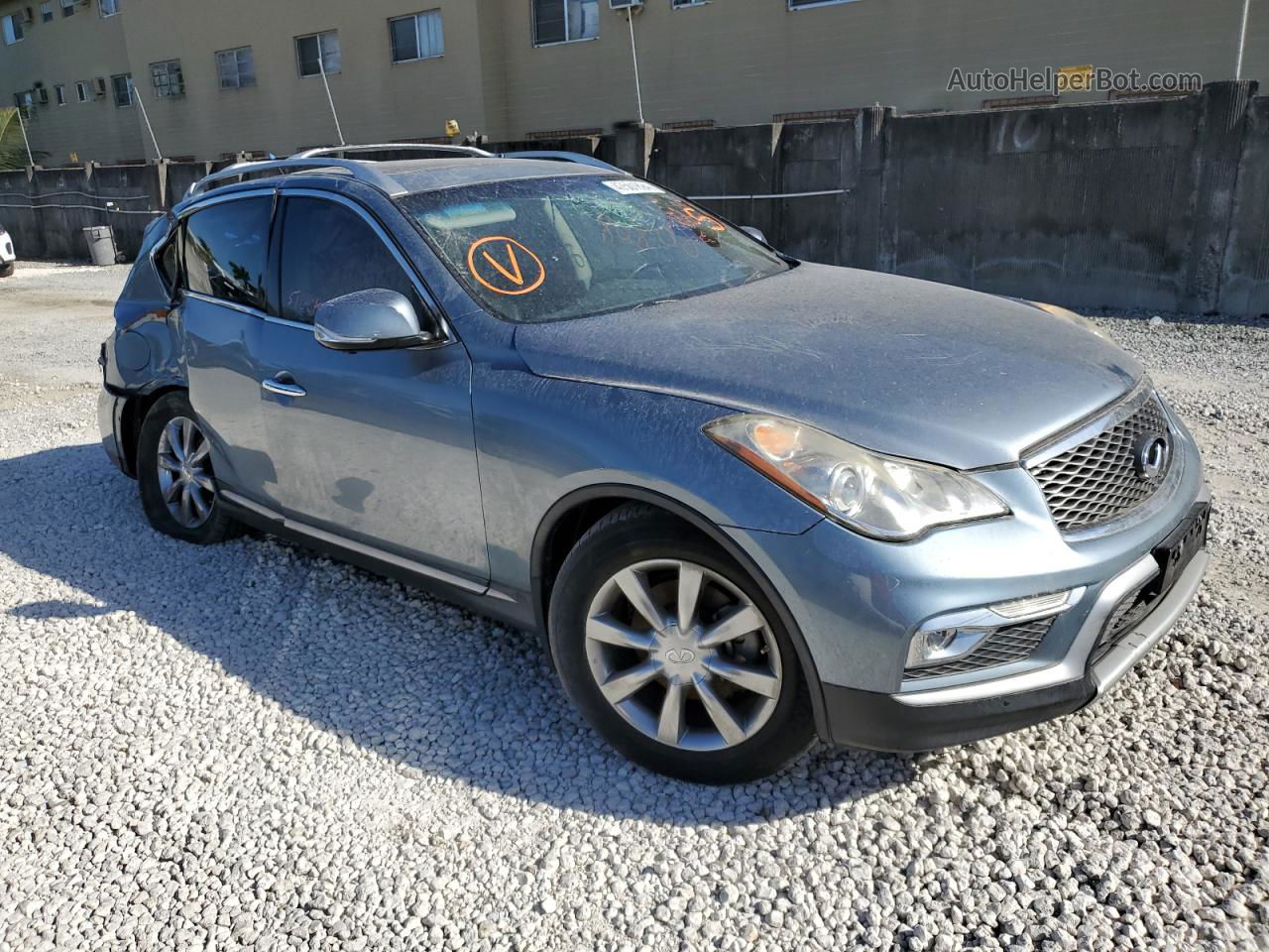 2017 Infiniti Qx50  Blue vin: JN1BJ0RP8HM385840