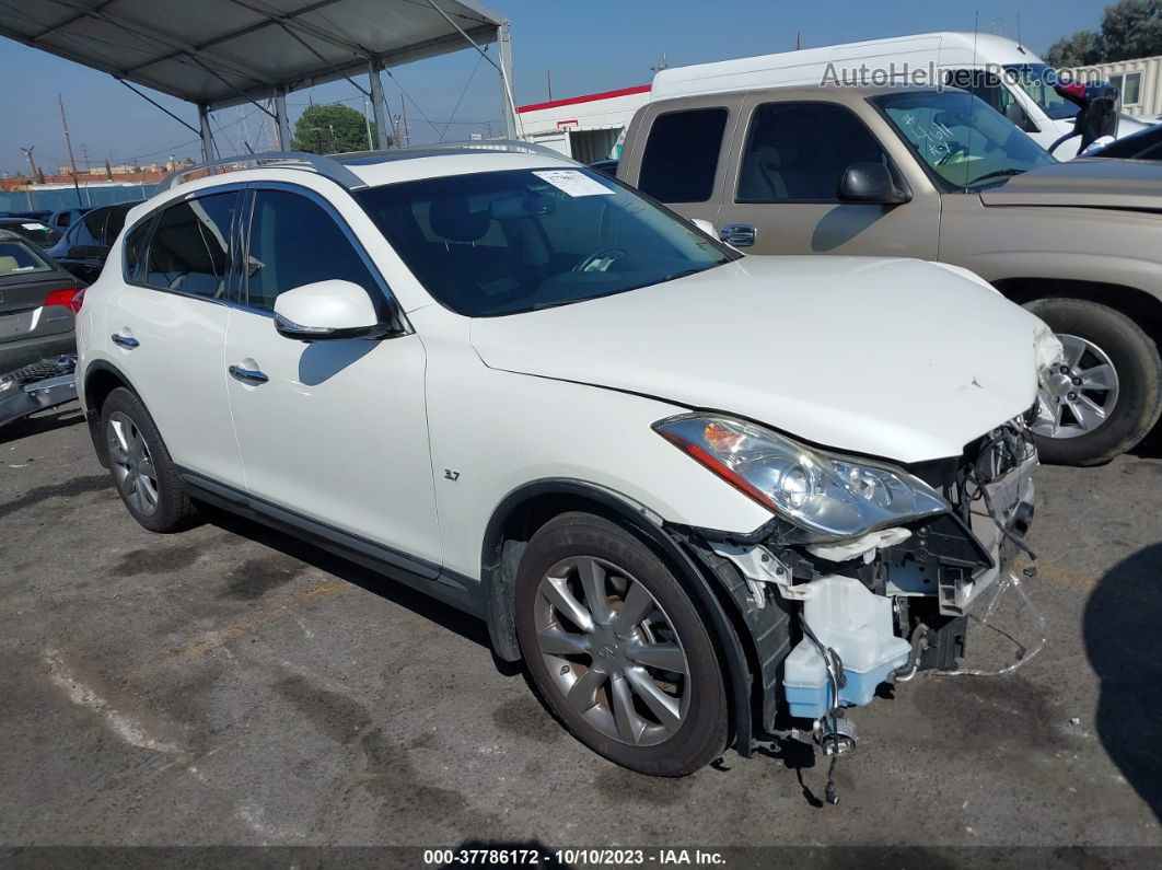 2017 Infiniti Qx50 White vin: JN1BJ0RP9HM380694