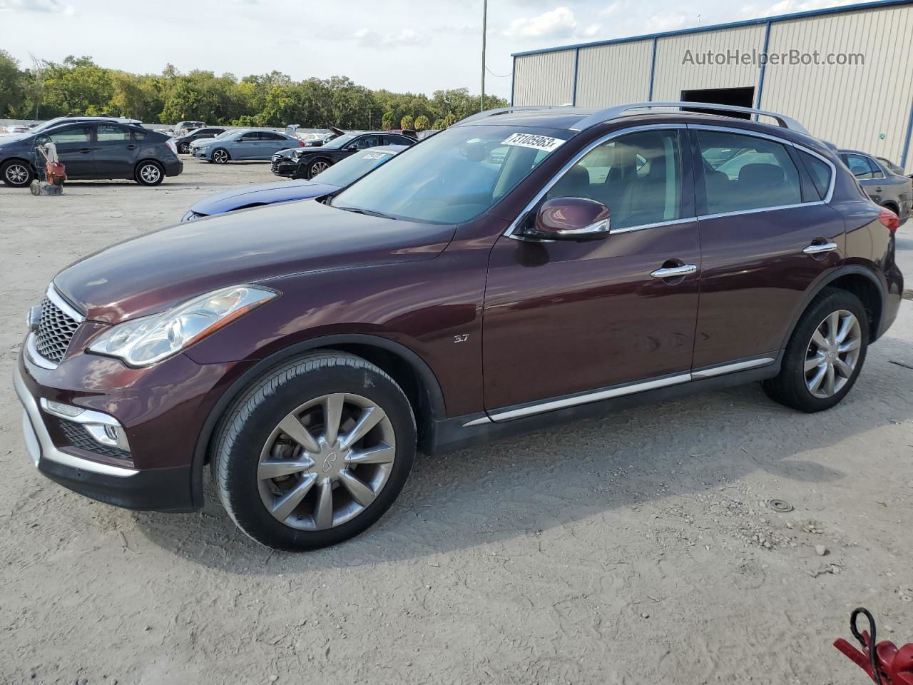 2017 Infiniti Qx50  Maroon vin: JN1BJ0RPXHM382079