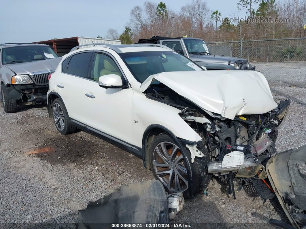 2017 Infiniti Qx50   White vin: JN1BJ0RPXHM382342