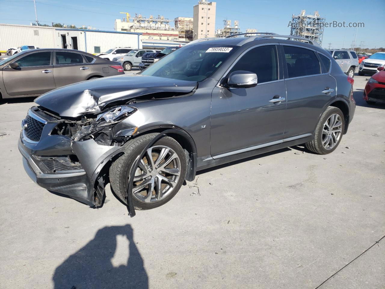 2017 Infiniti Qx50  Gray vin: JN1BJ0RPXHM387296