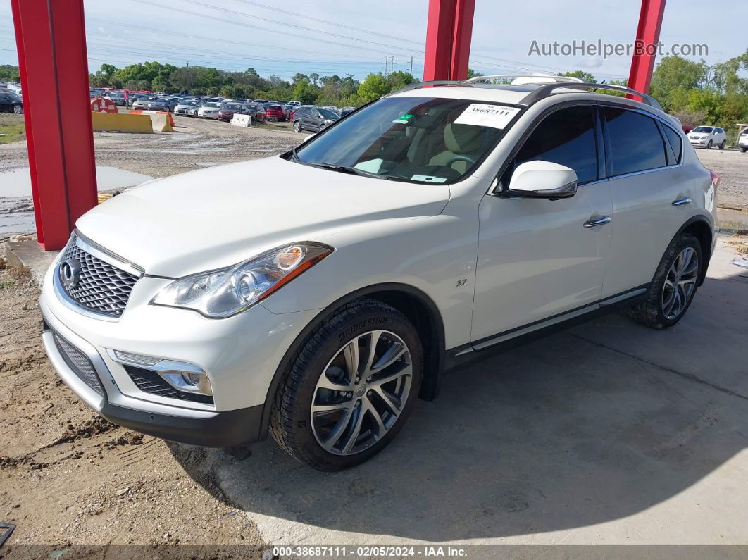 2017 Infiniti Qx50   White vin: JN1BJ0RPXHM387377