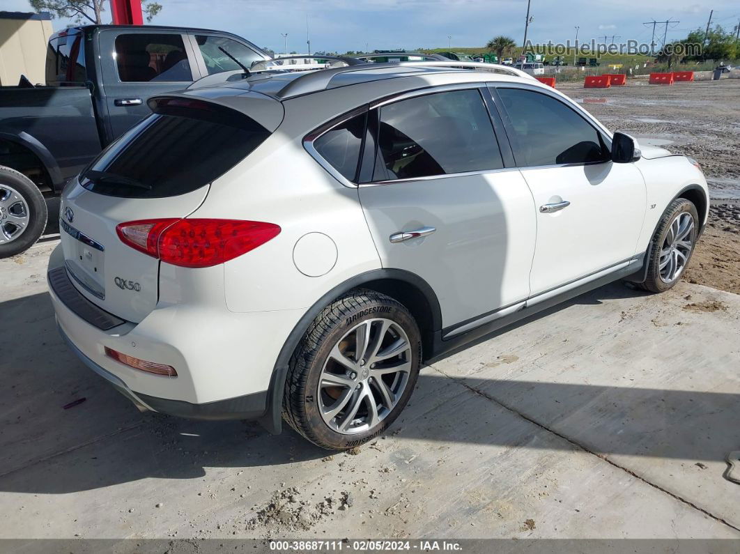 2017 Infiniti Qx50   White vin: JN1BJ0RPXHM387377