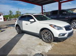 2017 Infiniti Qx50   White vin: JN1BJ0RPXHM387377