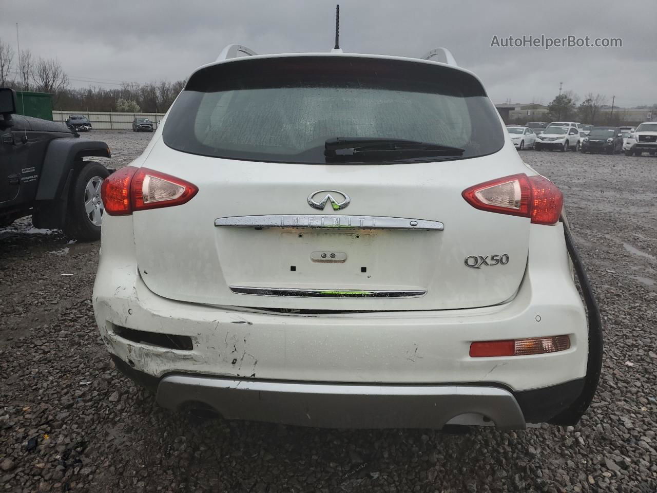 2017 Infiniti Qx50  White vin: JN1BJ0RR0HM405208