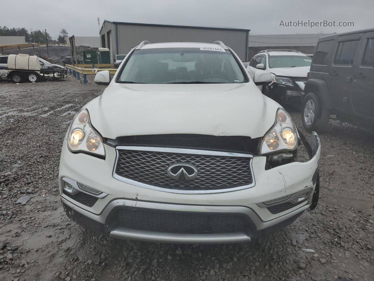 2017 Infiniti Qx50  White vin: JN1BJ0RR0HM405208