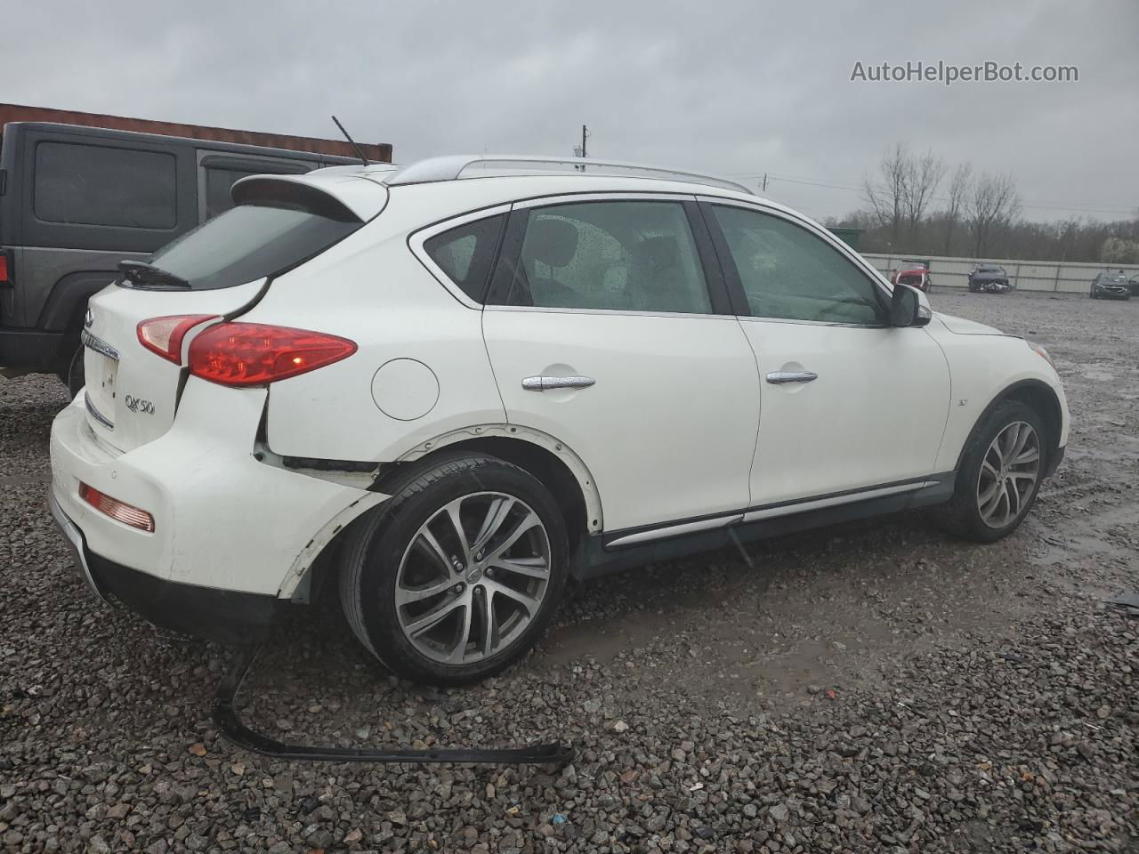 2017 Infiniti Qx50  White vin: JN1BJ0RR0HM405208