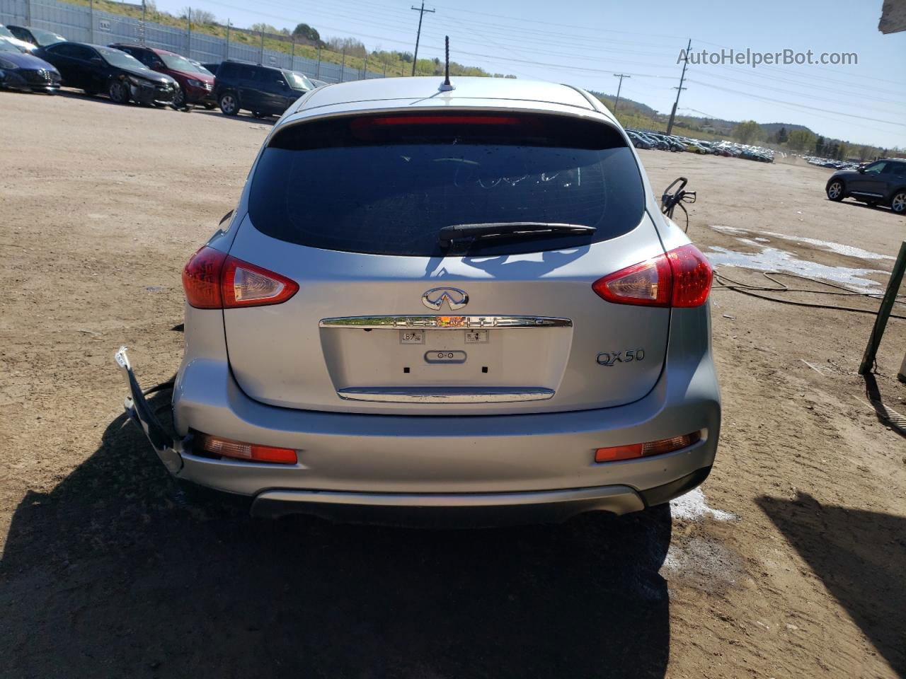 2017 Infiniti Qx50  Silver vin: JN1BJ0RR0HM410148