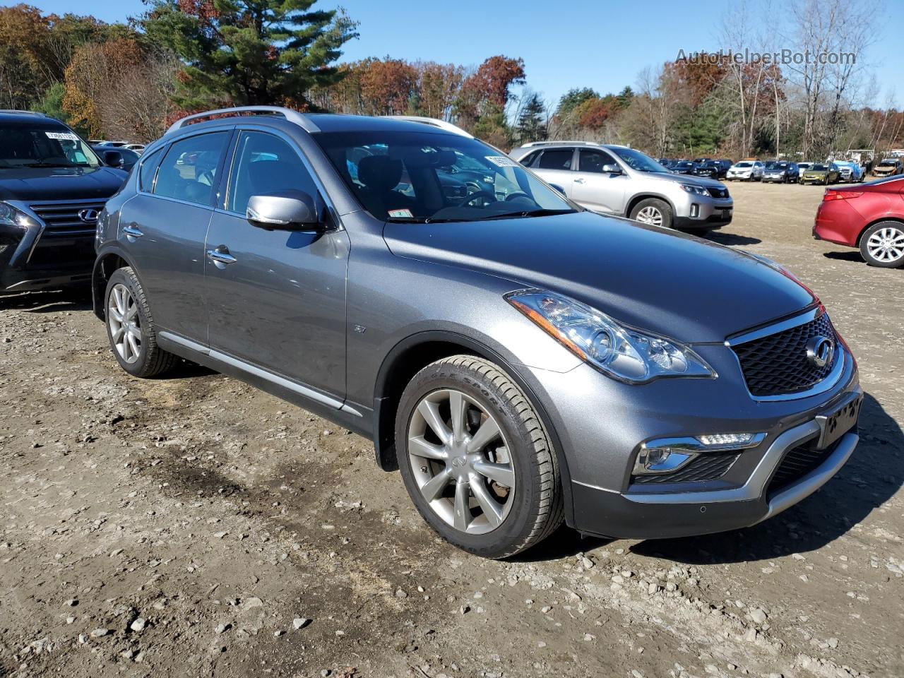 2017 Infiniti Qx50  Gray vin: JN1BJ0RR0HM412966