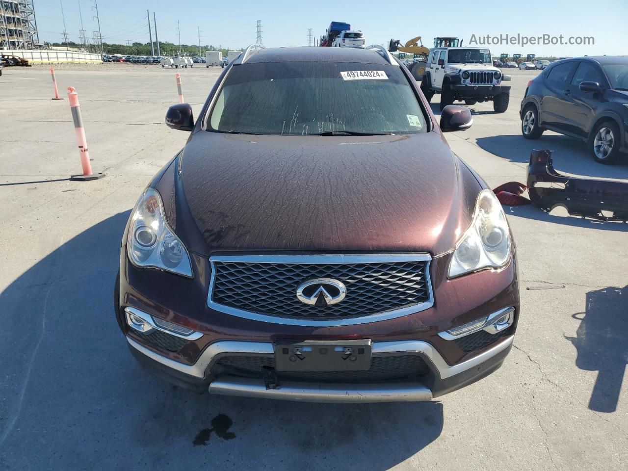 2017 Infiniti Qx50  Maroon vin: JN1BJ0RR1HM406707