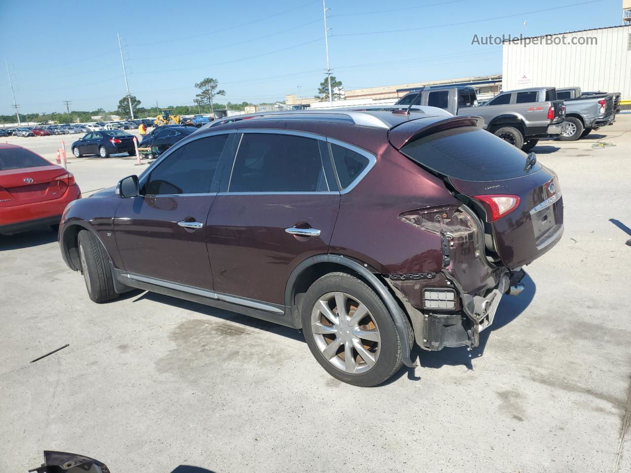 2017 Infiniti Qx50  Темно-бордовый vin: JN1BJ0RR1HM406707