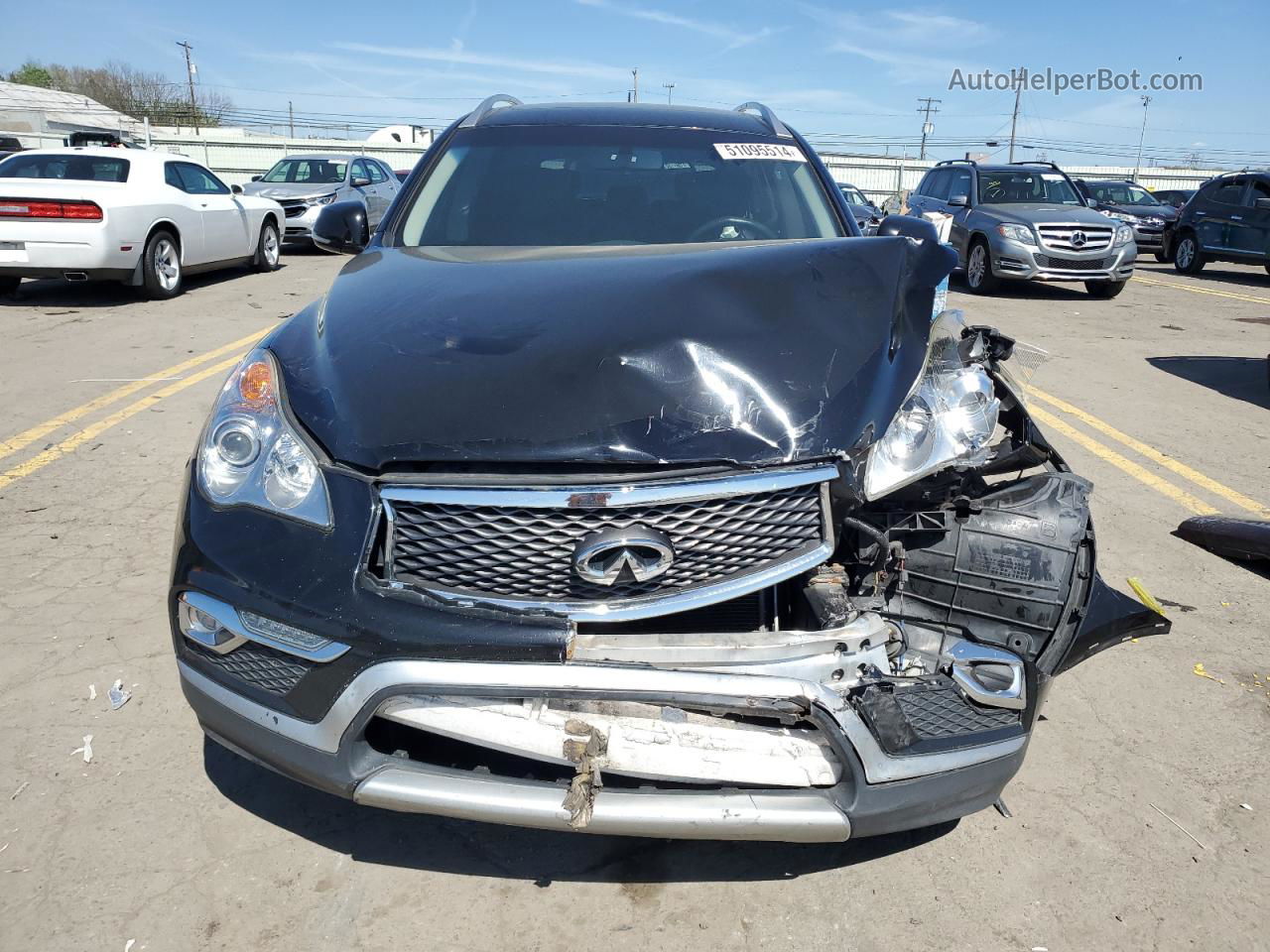 2017 Infiniti Qx50  Черный vin: JN1BJ0RR1HM415228